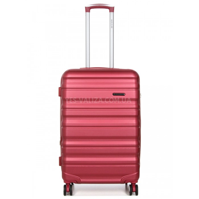 Валіза Франція середня M бордо 66х43х26(+5)см/75л/3.7кг/Worldline 628, фото 2