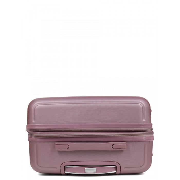 Чемодан Франция средний M розовый 66х43х26(+5)см/75л/3.7кг/Worldline 628, фото 6