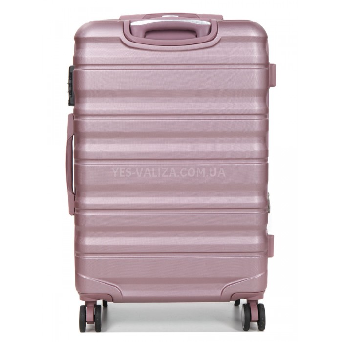 Чемодан Франция средний M розовый 66х43х26(+5)см/75л/3.7кг/Worldline 628, фото 3