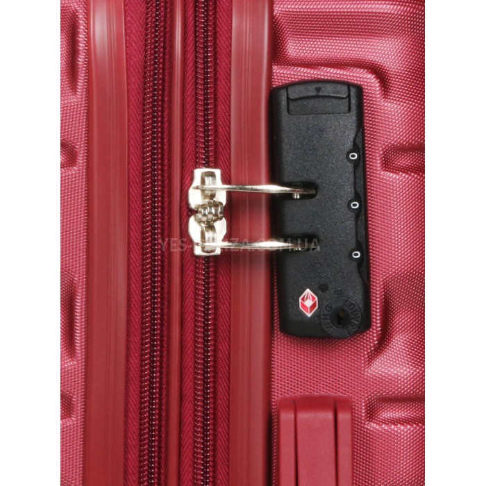 Чемодан ручная кладь S бордо 55х35х20(+5)см/42л/2.8кг/Worldline 628, фото 8