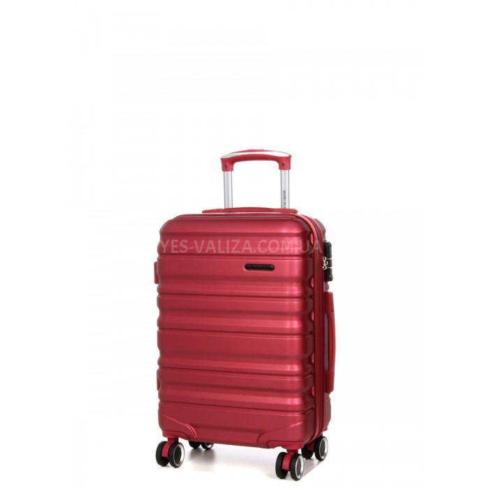 Чемодан ручная кладь S бордо 55х35х20(+5)см/42л/2.8кг/Worldline 628, фото 1