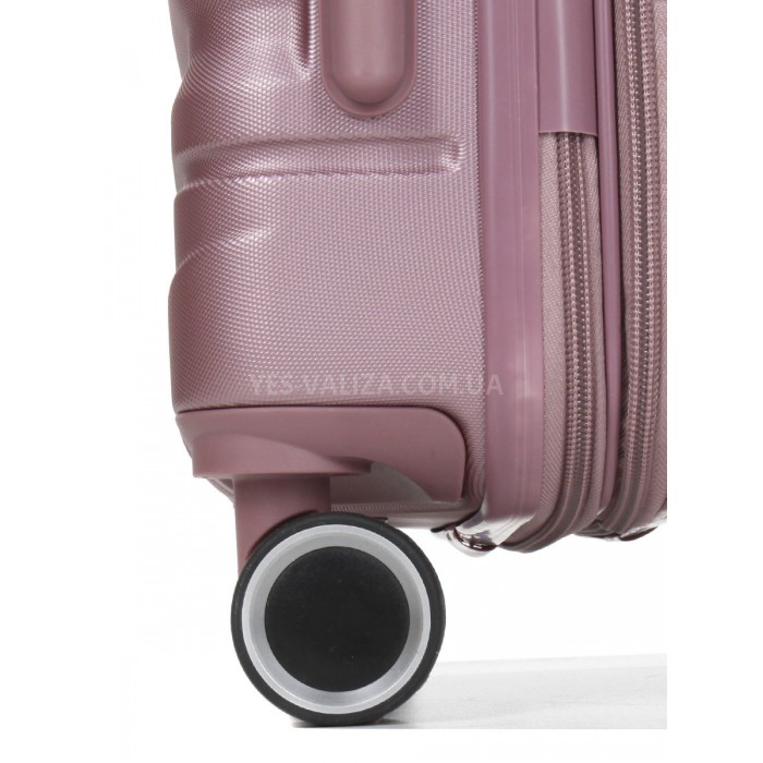 Чемодан ручная кладь S розовый 55х35х20(+5)см/42л/2.8кг/Worldline 628, фото 9