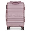 Чемодан ручная кладь S розовый 55х35х20(+5)см/42л/2.8кг/Worldline 628, фото 13