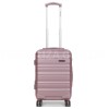 Валіза ручна поклажа S рожева 55х35х20(+5)см/42л/2.8кг/Worldline 628, фото 12
