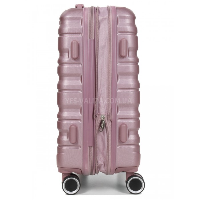 Валіза ручна поклажа S рожева 55х35х20(+5)см/42л/2.8кг/Worldline 628, фото 5