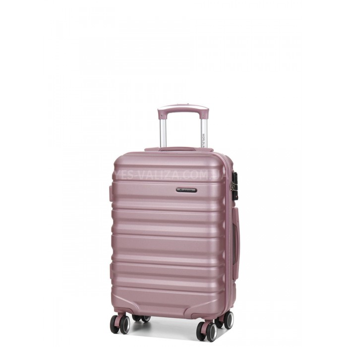 Валіза ручна поклажа S рожева 55х35х20(+5)см/42л/2.8кг/Worldline 628, фото 1