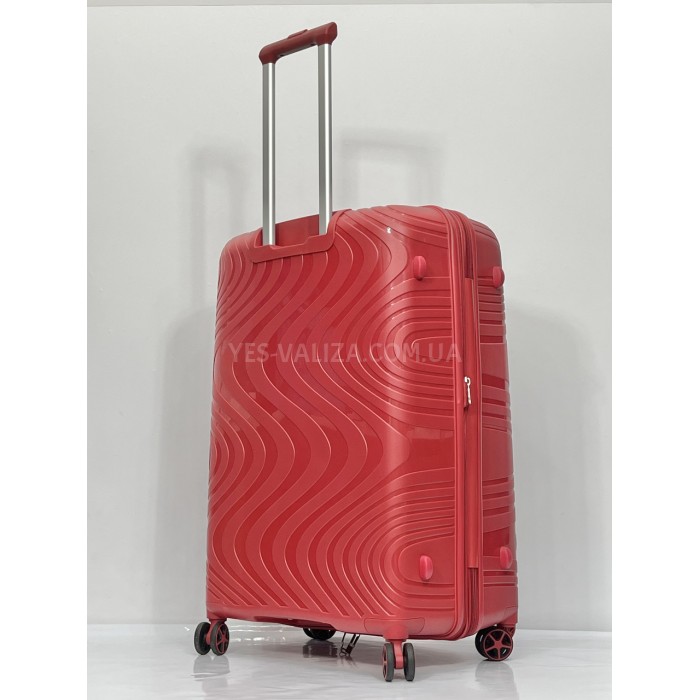 Валіза Snowbal велика L поліпропілен червона 76х51х35(+5)см/125л/4.4кг, фото 2