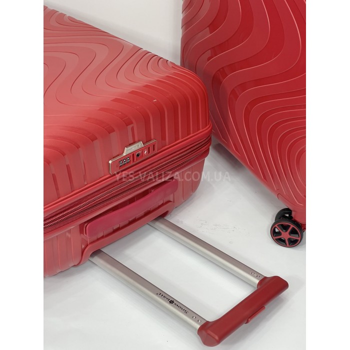 Чемодан Snowbal большой полипропилен красный 76х51х35(+5)см/125л/4.4кг, фото 6
