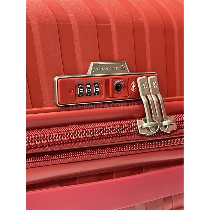Чемодан Snowbal большой полипропилен красный 76х51х35(+5)см/125л/4.4кг, фото 8