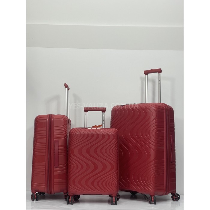 Чемодан Snowbal большой полипропилен красный 76х51х35(+5)см/125л/4.4кг, фото 7