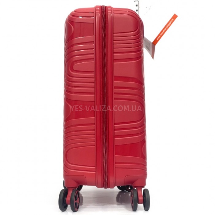 Валіза Snowball ручна поклажа S поліпропілен червона 54х37х20см/34л/2.5кг, фото 6