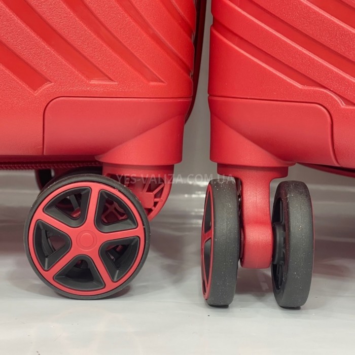 Валіза Snowball ручна поклажа S поліпропілен червона 54х37х20см/34л/2.5кг, фото 9