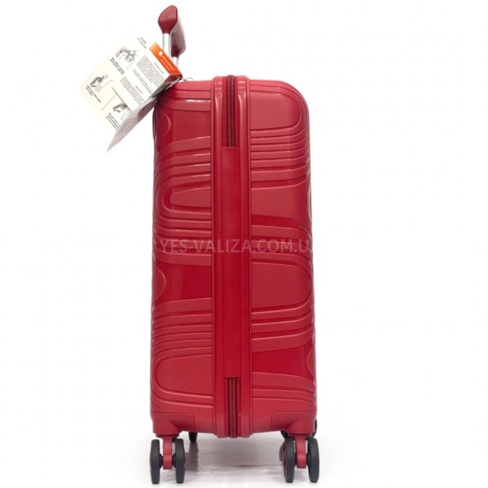 Валіза Snowball ручна поклажа S поліпропілен червона 54х37х20см/34л/2.5кг, фото 5