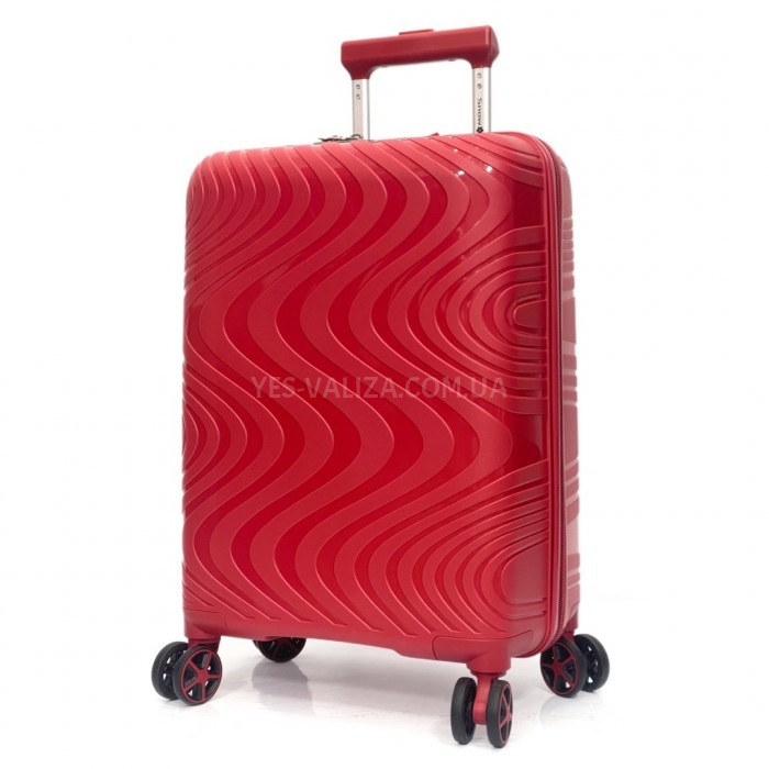 Чемодан Snowbal ручная кладь полипропилен красный 54х37х20см/34л/2.5кг, фото 1
