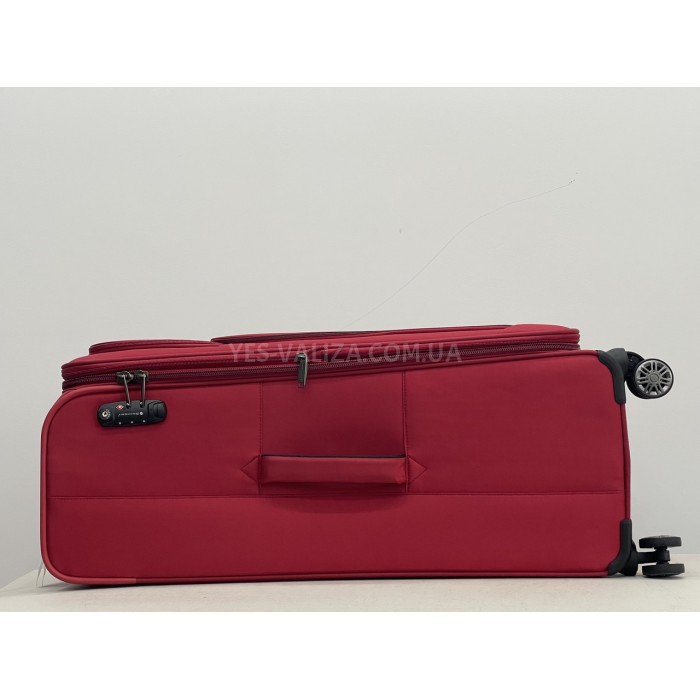 Чемодан Snowball большой L ткань красный 77х47х28(+5)см/108л/3.9кг, фото 6