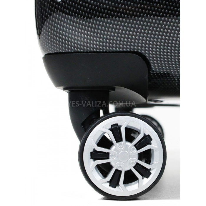 Чемодан Airtex большой L поликарбонат чёрный 76х50х29(+5)см/117л/4.6кг, фото 9