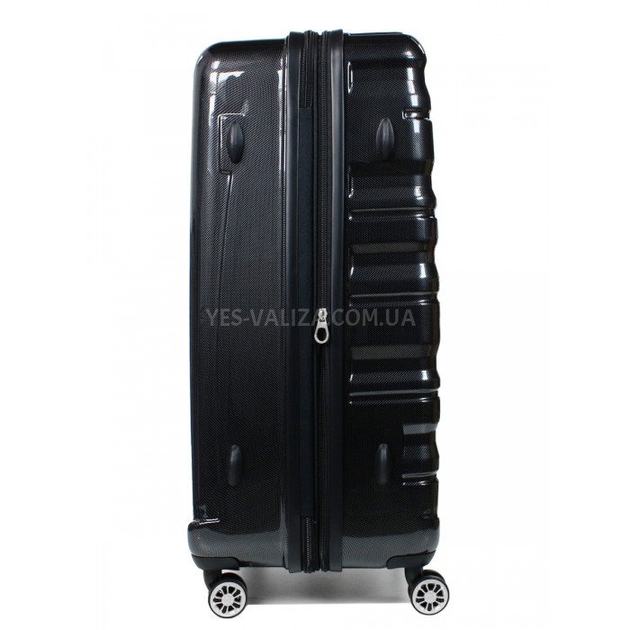 Чемодан Airtex большой L поликарбонат чёрный 76х50х29(+5)см/117л/4.6кг, фото 5
