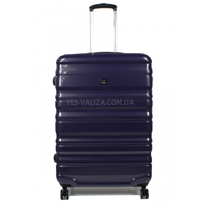 Валіза Airtex велика L полікарбонат фіолет 76х50х29(+5)см/117л/4.6кг, фото 2