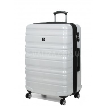 Валіза Airtex велика L полікарбонат біла 76х50х29(+5)см/117л/4.6кг