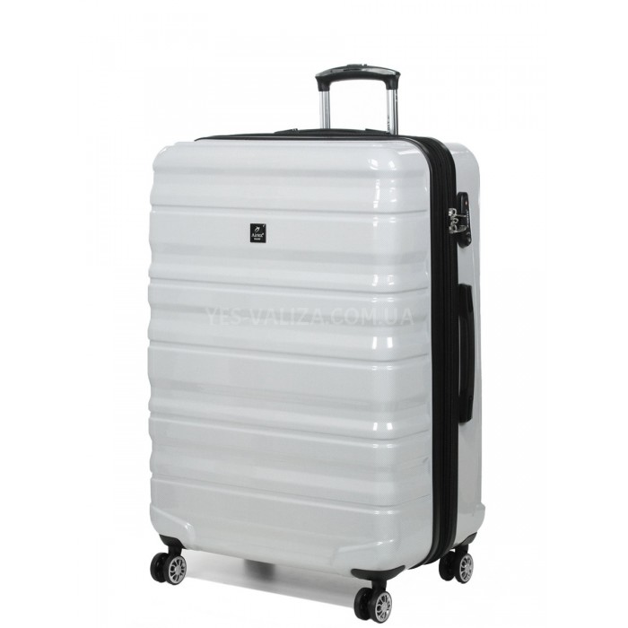 Валіза Airtex велика L полікарбонат біла 76х50х29(+5)см/117л/4.6кг, фото 1
