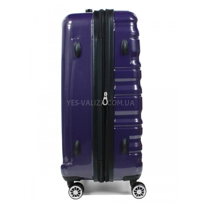 Чемодан Airtex средний M поликарбонат фиолет 66х43х25(+5)см/76л/3.5кг, фото 5