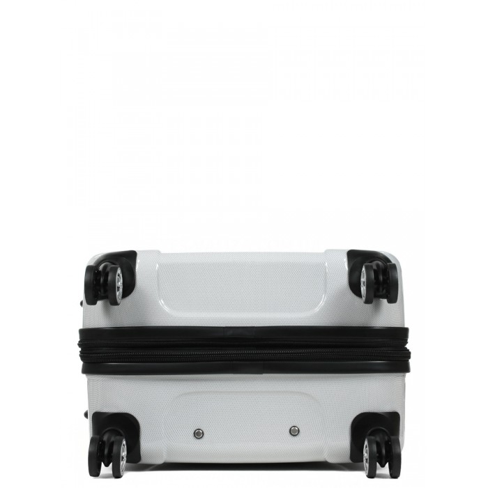 Чемодан Airtex средний M поликарбонат белый 66х43х25(+5)см/76л/3.5кг, фото 7