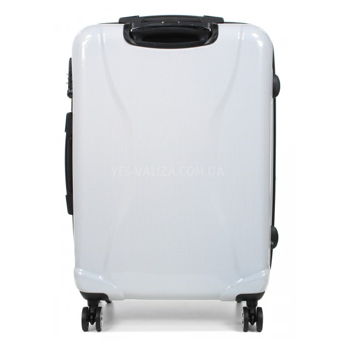 Чемодан Airtex средний M поликарбонат белый 66х43х25(+5)см/76л/3.5кг, фото 3