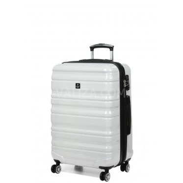 Чемодан Airtex средний M поликарбонат белый 66х43х25(+5)см/76л/3.5кг