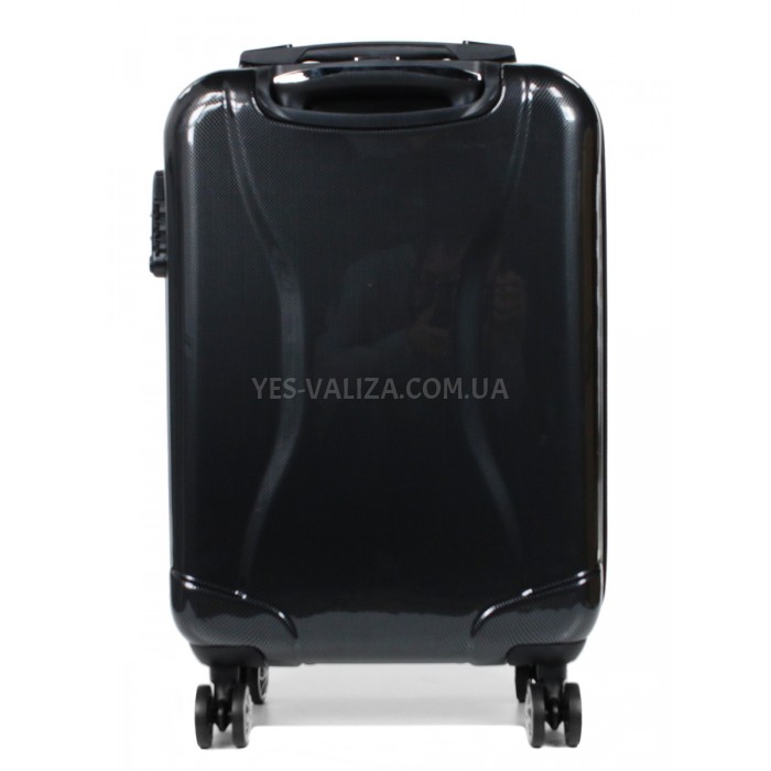 Валіза Airtex ручна поклажа S полікарбонат чорна 55х36х20см/35л/2.4кг, фото 3