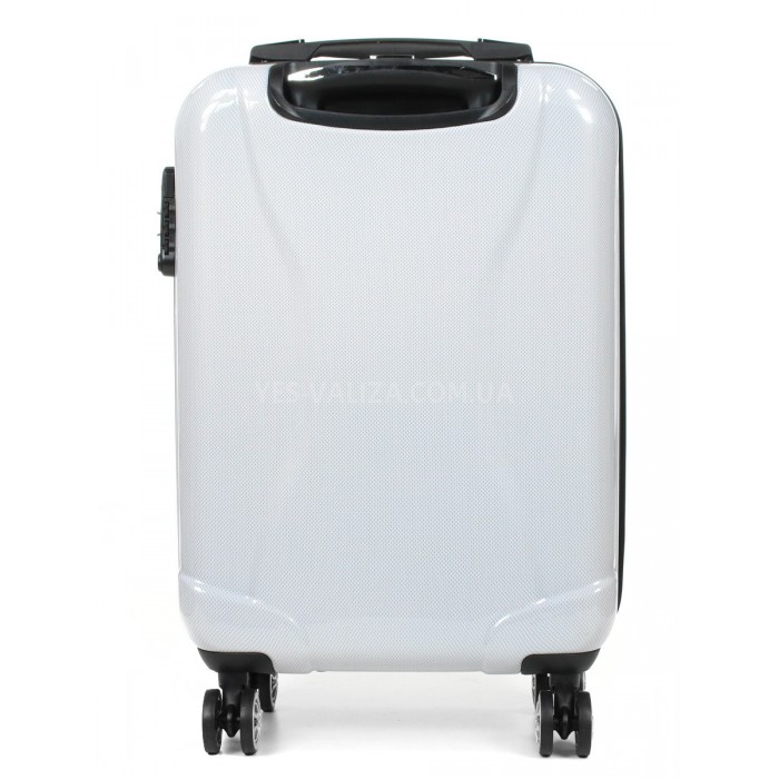Валіза Airtex ручна поклажа S полікарбонат біла 55х36х20см/35л/2.4кг, фото 3