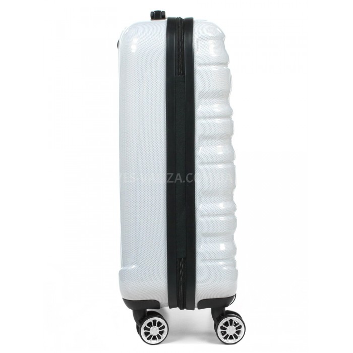 Валіза Airtex ручна поклажа S полікарбонат біла 55х36х20см/35л/2.4кг, фото 5