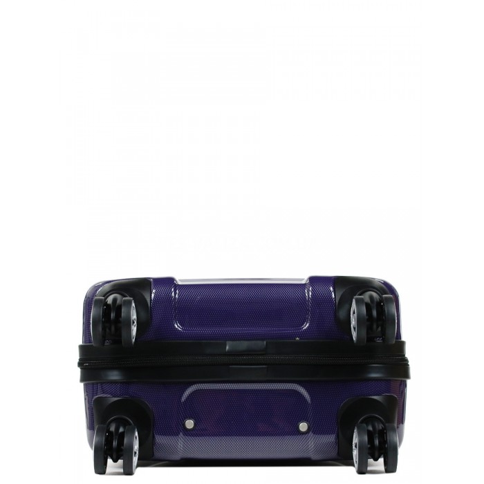 Валіза Airtex ручна поклажа S полікарбонат фіолет 55х36х20см/35л/2.4кг, фото 7