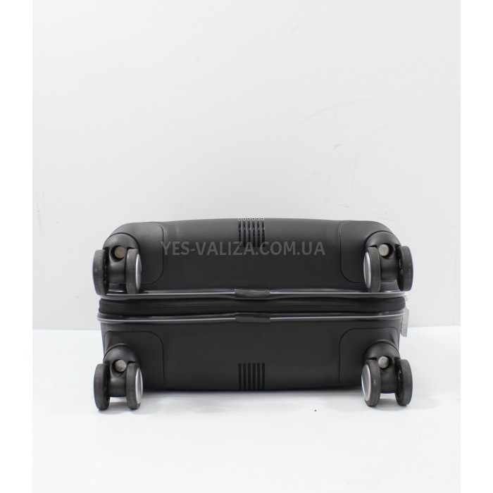 Валіза ручна поклажа S поліпропілен чорна 55х36х20/35л/2.6кг/Snowball, фото 7