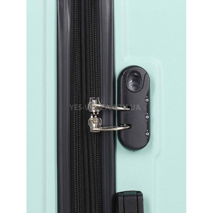 Чемодан Франция средний M мятный 66х42х26(+5см/74л/3.5кг/Worldline 623, фото 9