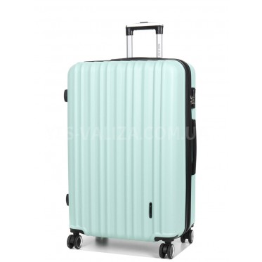 Чемодан Франция средний M мятный 66х42х26(+5см/74л/3.5кг/Worldline 623