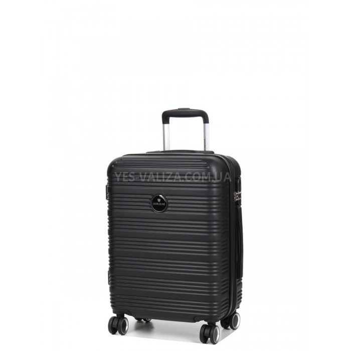 Валіза Франція мала S чорна 55х40х25(+5)см/50л/2.9кг/Worldline 805, фото 2