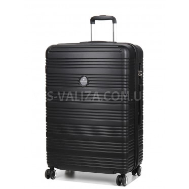 Чемодан Франция большой L чёрный 75х52х31+5см/115л/4.3кг/Worldline 805