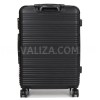 Валіза Франція середня M чорна 65х46х28(+5)см/78л/3.6кг/Worldline 805, фото 13