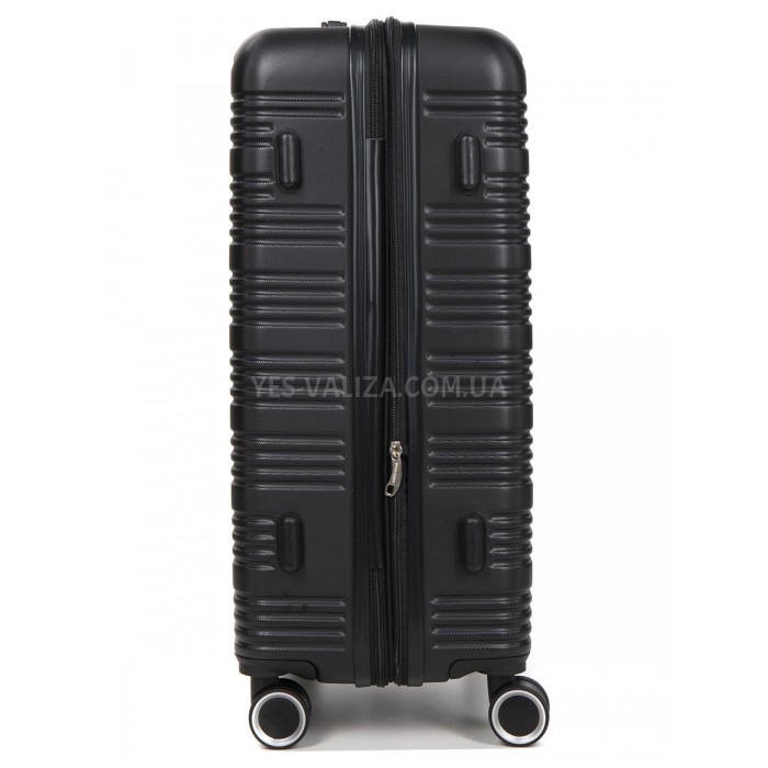 Валіза Франція середня M чорна 65х46х28(+5)см/78л/3.6кг/Worldline 805, фото 5