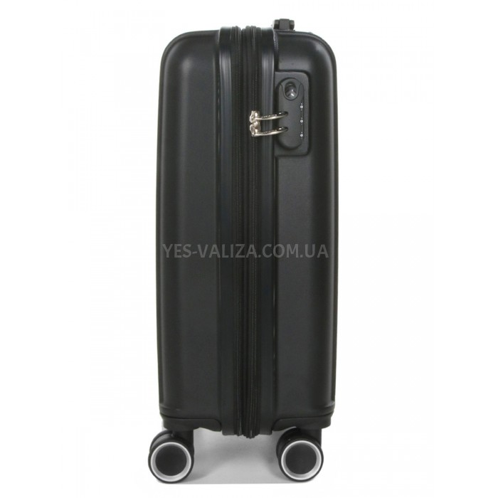 Чемодан ручная кладь S чёрный 55х35х21(+5)см/38л/2.6кг/Worldline 623, фото 4