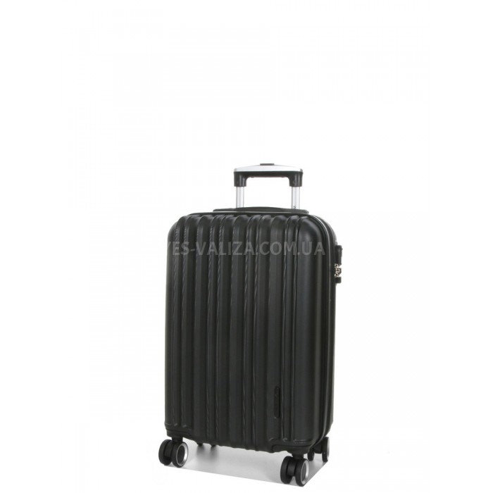 Валіза ручна поклажа S чорна 55х35х21(+5)см/38л/2.6кг/Worldline 623, фото 2