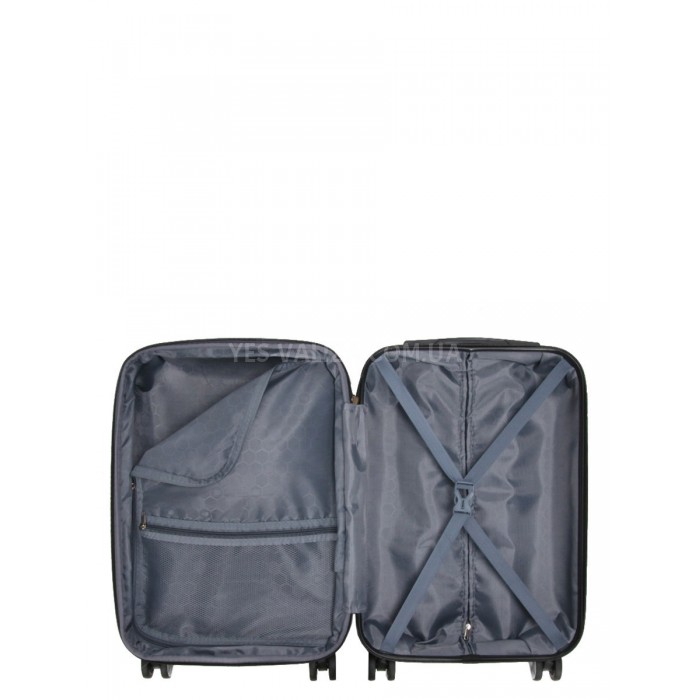 Чемодан ручная кладь S чёрный 55х35х21(+5)см/38л/2.6кг/Worldline 623, фото 10