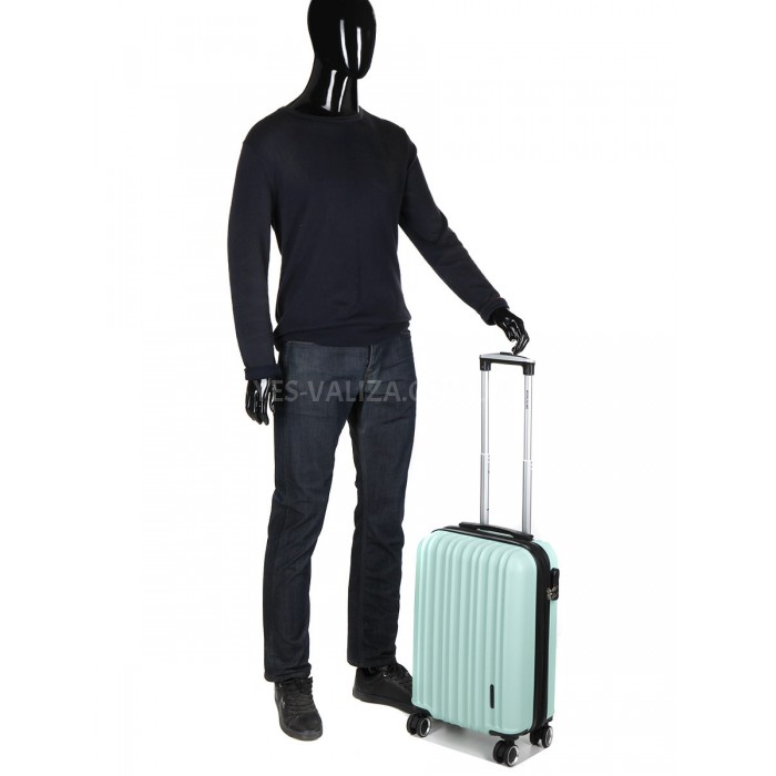 Валіза ручна поклажа S м'ятна 55х35х21(+5)см/38л/2.6кг/Worldline 623, фото 10