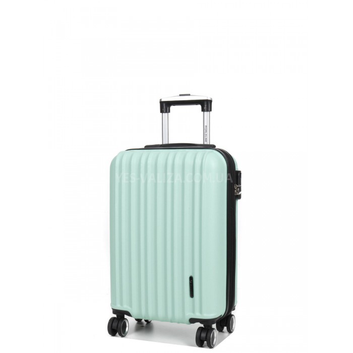 Чемодан ручная кладь S мятний 55х35х21(+5)см/38л/2.6кг/Worldline 623, фото 2