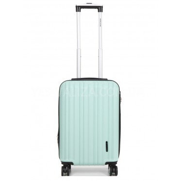 Валіза ручна поклажа S м'ятна 55х35х21(+5)см/38л/2.6кг/Worldline 623