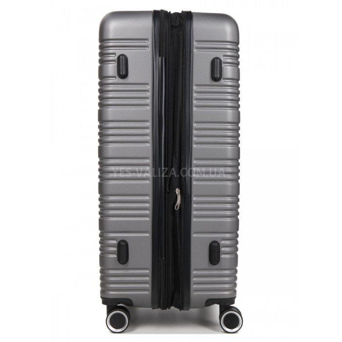 Чемодан Франция большой L серый 75х52х31+5см/115л/4.3кг/Worldline 805, фото 6