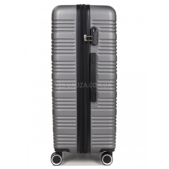 Валіза Франція велика L сіра 75х52х31(+5)см/115л/4.3кг/Worldline 805, фото 4