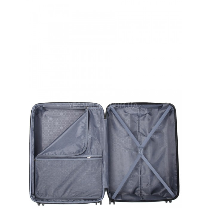 Чемодан Франция большой L серый 75х52х31+5см/115л/4.3кг/Worldline 805, фото 9