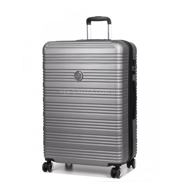 Чемодан Франция большой L серый 75х52х31+5см/115л/4.3кг/Worldline 805, фото 1