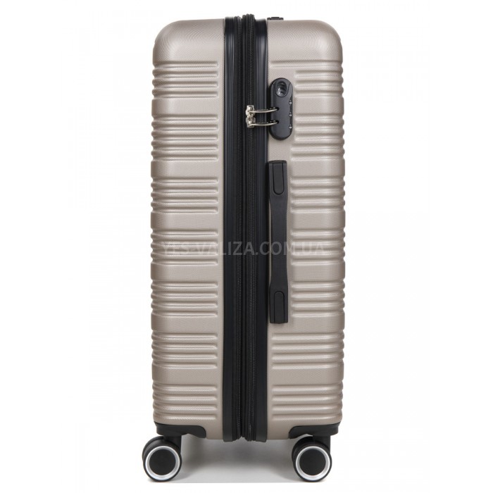 Валіза Франція середня M шампань 65х46х28+5см/78л/3.6кг/Worldline 805, фото 4